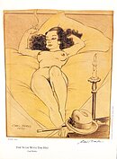 The Nude with the Hat, handsigniert und - nummeriert