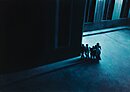 Helnwein Gottfried, Downtown 22, 2013, 120 x 168 cm, mixed media - Öl und Acryl auf Leinwand