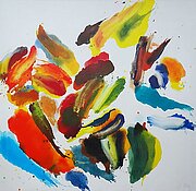 Beispiel ANKAUF: Bilder von Wolfgang HOLLEGHA - Wir kaufen qualitätsvolle originale Bilder!