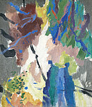 Wie eine Landschaft, 1962, ca. 139 x 120 cm, Keim´sche Mineralfarben auf Faserzementplatte Wie eine Landschaft, 1962, ca. 139 x 120 cm, Keim´sche Mineralfarben auf Faserzementplatte