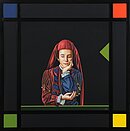 Kaspar - Balance, 2003, 100 x 100 cm (inkl. Objektrahmen), Öl auf Leinwand